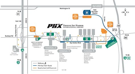 LocusLabs Maps | Airport parking, Airport map, Phoenix sky harbor ...