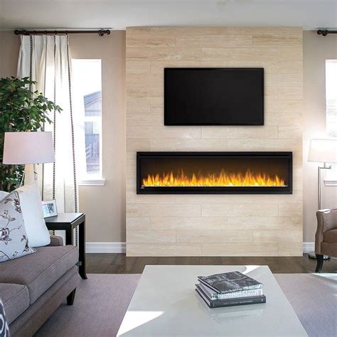 Napoleon Alluravision 60" Wall Mount Electric Fireplace - Deep ...