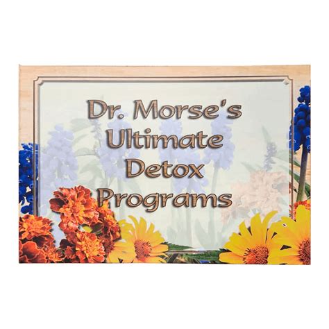 Dr. Morse’s Ultimate Detox Programs - NutritionVision