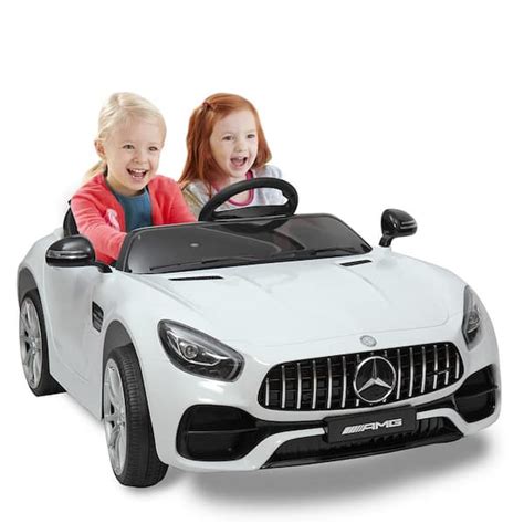 TOBBI 2 Seater Ride On Car with Remote Control 12-Volt Kids Electric ...