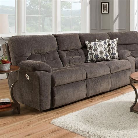 Franklin Tribute Power Reclining Sofa with Drop-Down Table, Lights ...