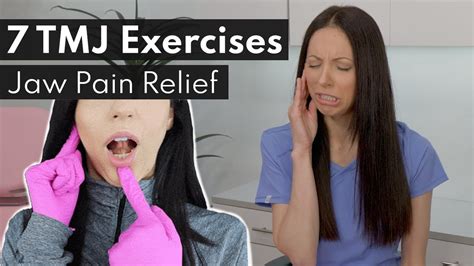 7 Best TMJ Exercises to RELIEVE Jaw Pain - YouTube