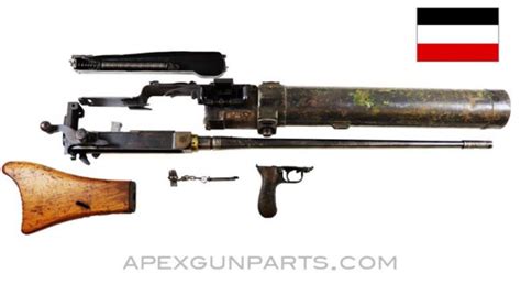 German MG08 / 15 (Maxim) Machine Gun Partial Parts Kit With Barrel, 7 ...