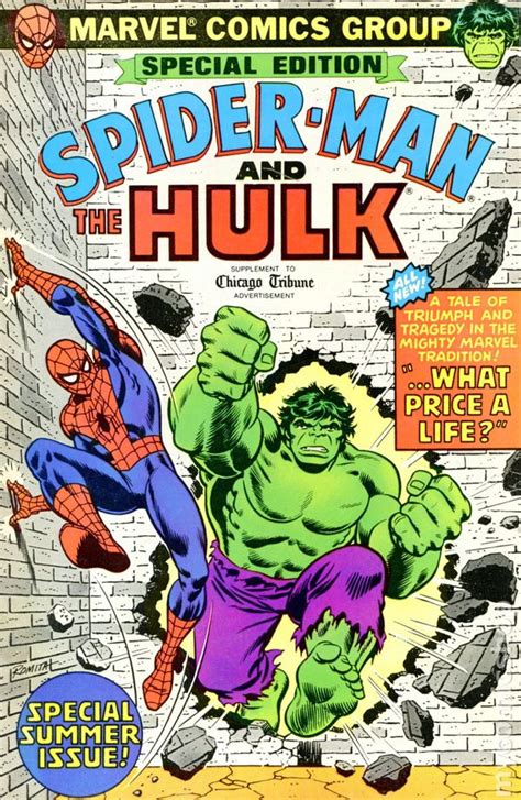 Spider-Man and the Incredible Hulk Chicago Tribune Giveaway (1980 ...