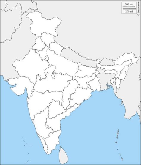 India Map with States