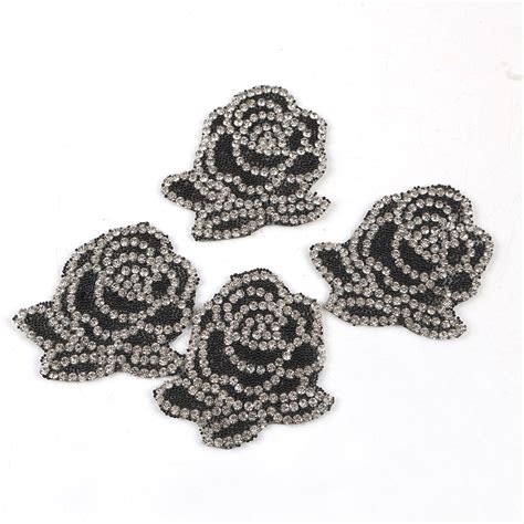 Iron On Rose Flowers Patch Diy Craft Motif Iron On Patches Applique ...