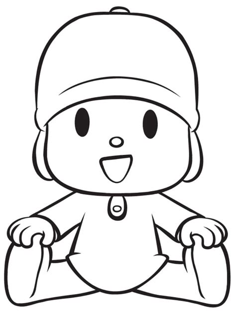 Pocoyo Svg Coloring