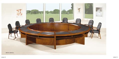 Round Shaped Modern Design Conference Table for Large Meeting Room ...