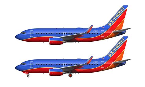 The bold evolution of the Southwest Airlines livery – Norebbo