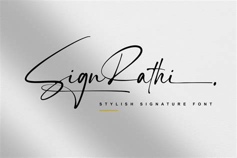 Sign Rathi Font - Fonts Hut