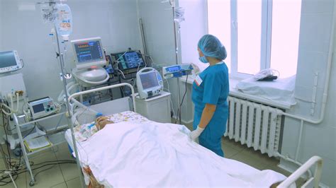 Patient In Hospital Room Connected To Stock Footage SBV-315183950 ...