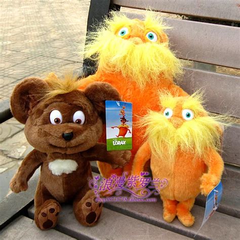 Free shipping Dr. Seuss The Lorax Bar ba loots Pipsqueak plush toys ...