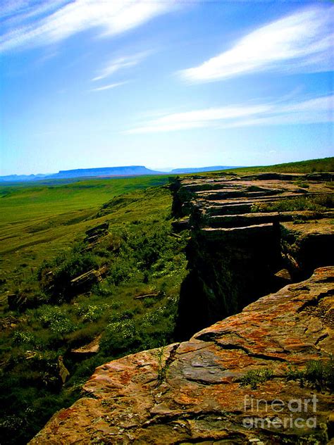 Buffalo Jump Montana Photograph by Iris Vanessa Hood - Pixels