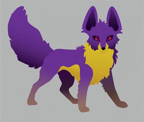 Purple Fox Illustration on Behance