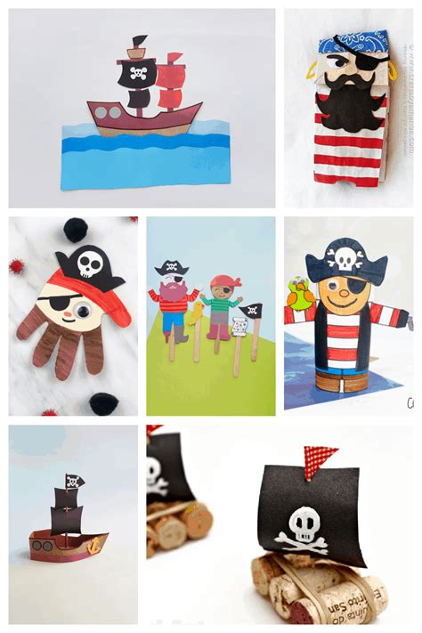 Ahoy Matey! 20 Awesome Pirate Crafts for Kids - Big Family Blessings