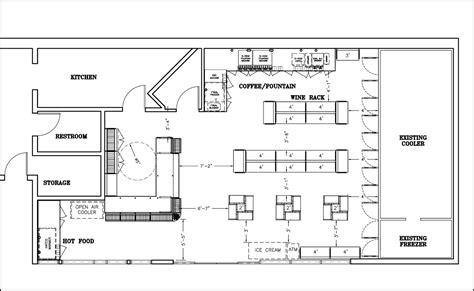 Ice Cream Shop Floor Plan - floorplans.click