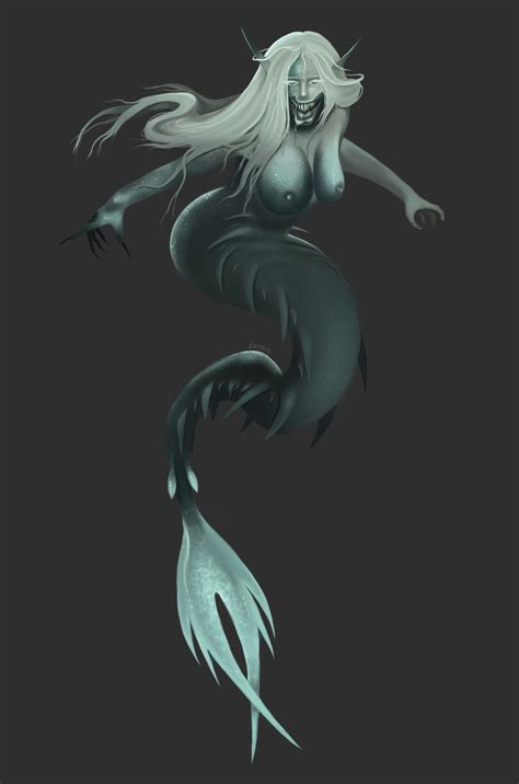 ArtStation - DARK MERMAID CONCEPT ART