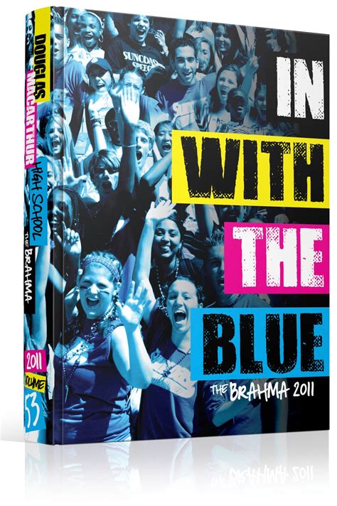 Douglas MacArthur High School - “In With The Blue” | Yearbook covers ...