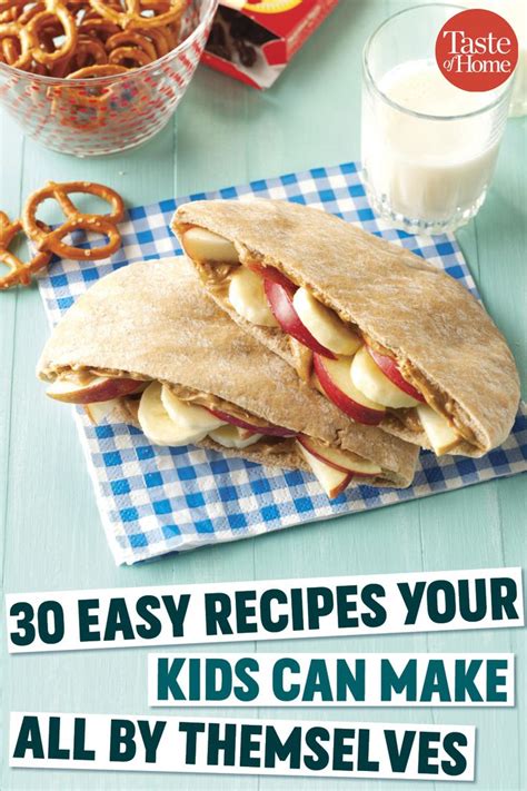 69 Easy Recipes Your Kids Can Make All By Themselves | Kids cooking ...