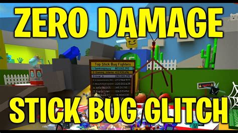 Stick Bug ZERO DAMAGE Glitch - Bee Swarm Simulator - YouTube