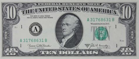 How Much Is A 1969 Ten Dollar Bill Worth - Dollar Poster