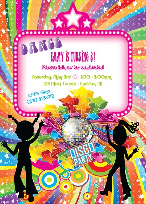 View Disco Party Invitations Pictures | US Invitation Template