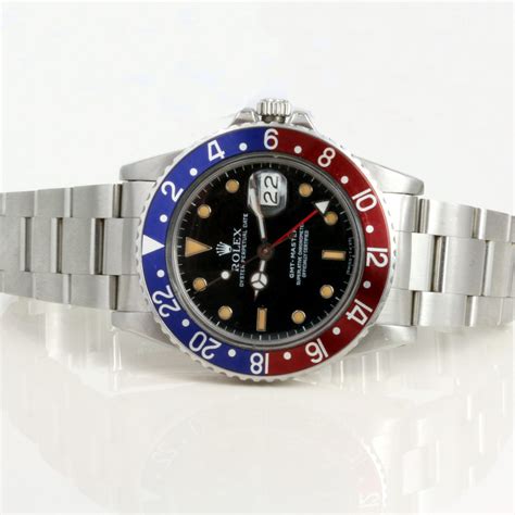 Buy Vintage "Pepsi" Rolex GMT Master I from 1982 Sold Items, Sold Rolex ...