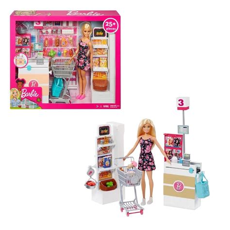 Set de Juego Barbie Mattel Supermercado | Walmart en línea