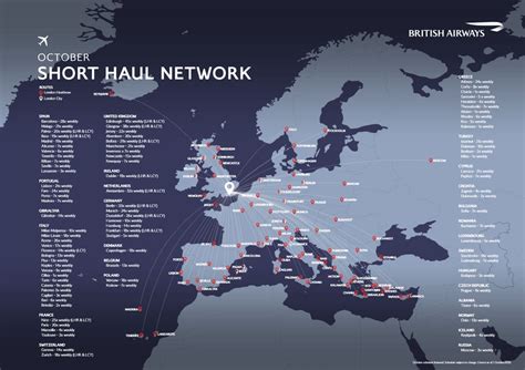 British Airways' Route Network – October 2020 – London Air Travel