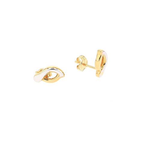 Best Gold Stud Earrings Jewellery Collection | Buy Online At Kanz