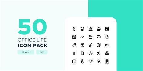 Free Office Life Icon Pack | Figma