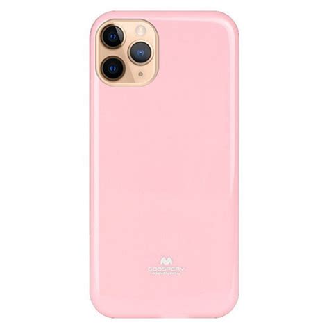 Goospery Jelly Case Back Cover (iPhone 11 Pro) light pink