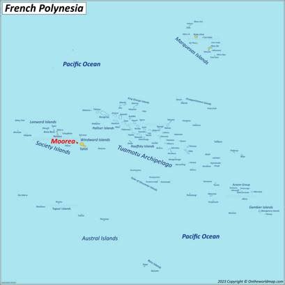 Moorea Map | French Polynesia | Detailed Maps of Moorea Island