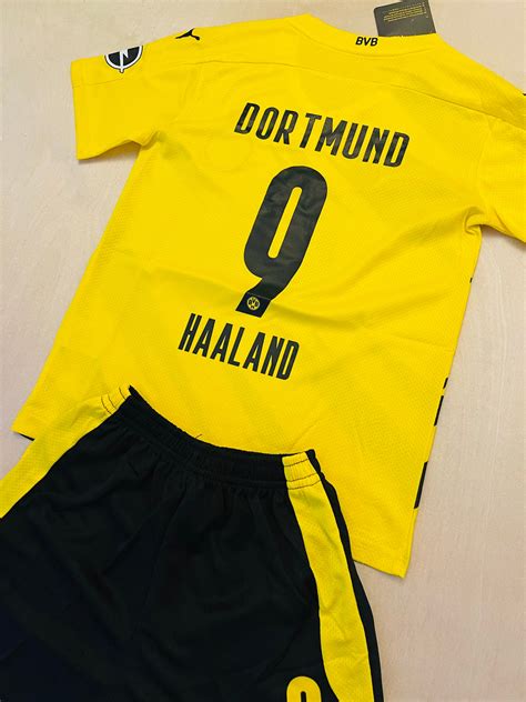 Haaland 9 Borussia Dortmund youth soccer jersey set for | Etsy