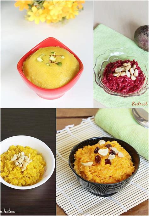 Halwa recipes | Collection of 21 halwa varieties (sheera, kesari)