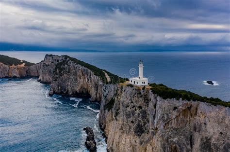 353 Lighthouse Cape Lefkada Stock Photos - Free & Royalty-Free Stock ...