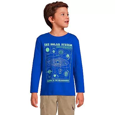 Kids 2-20 Lands' End Kids Long Sleeve Graphic Tee