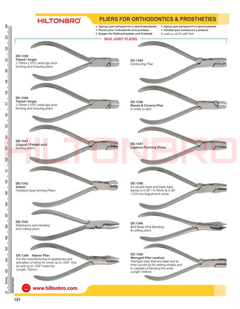 Orthodontic Instruments & Pliers – HILTONBRO