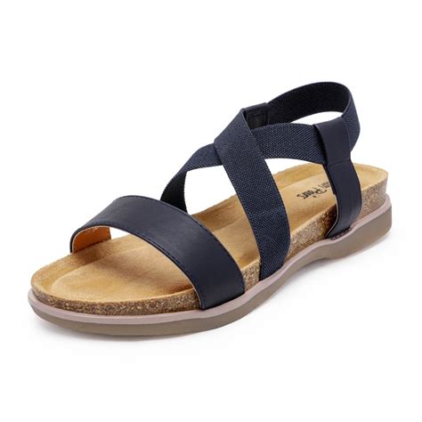 Dream Pairs - DREAM PAIRS Women’s Open Toe Elastic Strap Flat Sandals ...