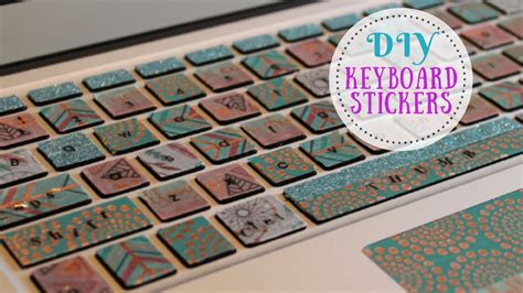 DIY Keyboard Stickers Decal | MacBook Keyboard | Fun Idea - YouTube