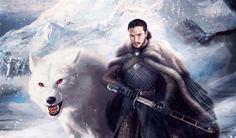 Jon Snow And Ghost 4k, HD Tv Shows, 4k Wallpapers, Images, Backgrounds ...