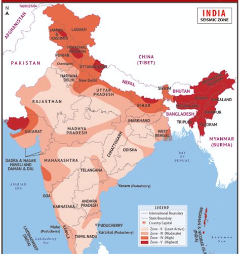 How many Seismic Zones are there in India? Seismic Zones UPSC Geography ...