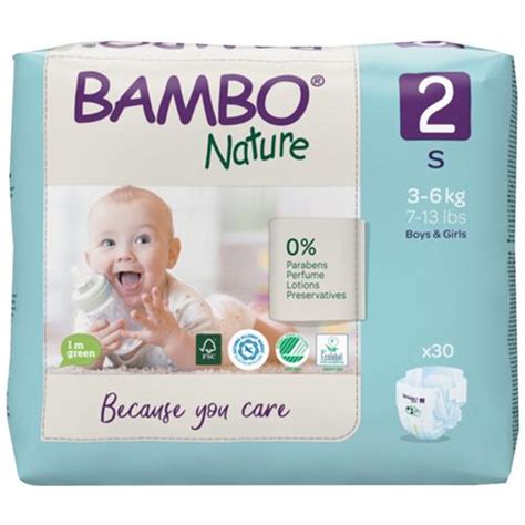 Buy Bambo Nature Diapers - With Wetness Indicator, Size 2, S ...