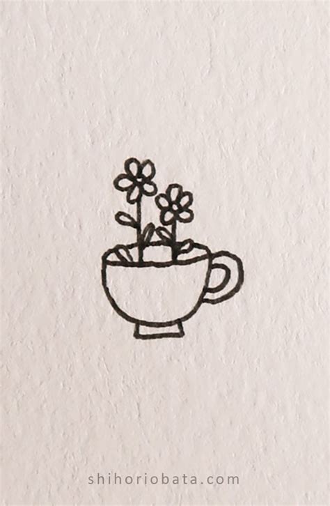 Cute Easy Drawings Of Flowers