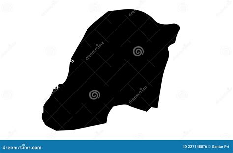 Multan City Map Silhouette in Pakistan Stock Vector - Illustration of ...