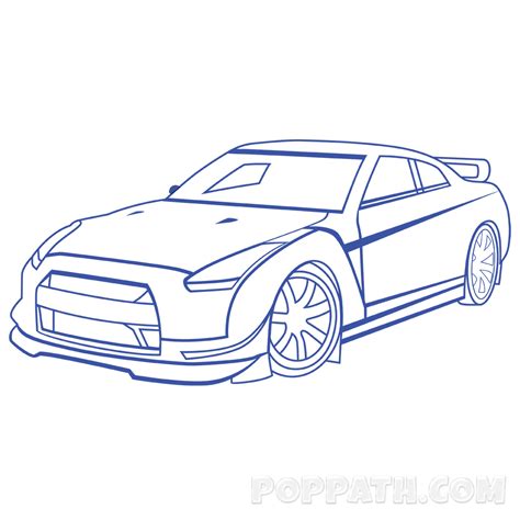 Drawing A Race Car at PaintingValley.com | Explore collection of ...