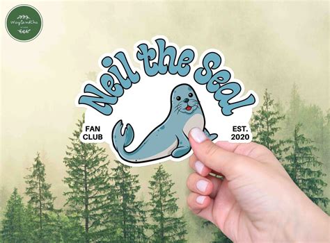 Neil the Seal Stickers, Since 2020, Seal Fan Club, Neil the Aussie Seal ...