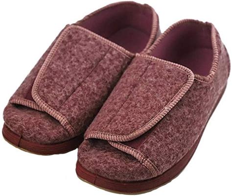 Woman Wide Slippers, Extra Large Swollen Feet Diabetic Slippers ...