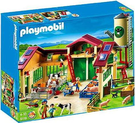 Playmobil Farm Barn with Silo Set 5119 - ToyWiz