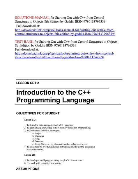 [コンプリート！] c++ exercises and solutions pdf 155721-C exercises and ...